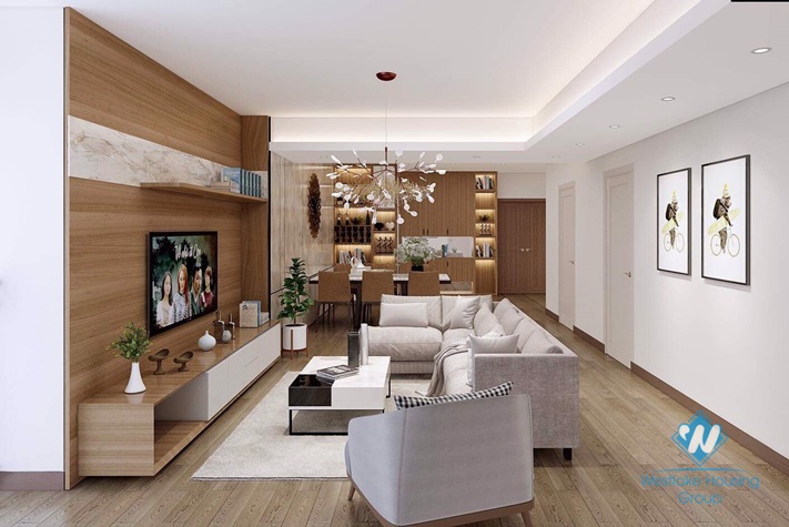 New renovation apartment for rent in E building, Ciputra Urban, Tay Ho district, Ha Noi
